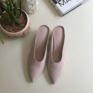 Vince Pale Pink Ralston Mules NWOB